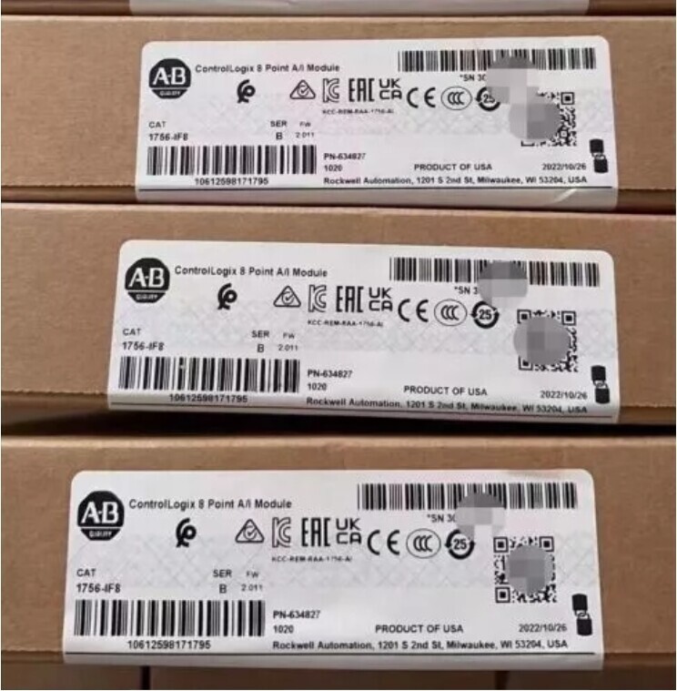 Factory Sealed AB 1756-IF8/B ControlLogix 8 Point A/I Module 1756IF8