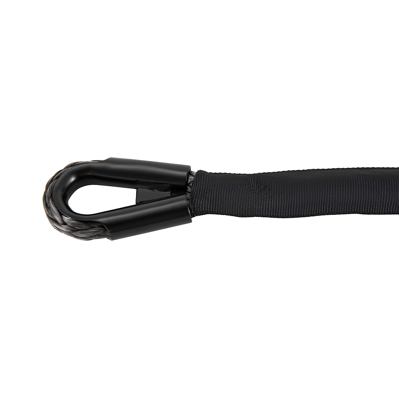 Lightweight Synthetic Winch Rope with Hook – 23809 lbs Breaking Strength