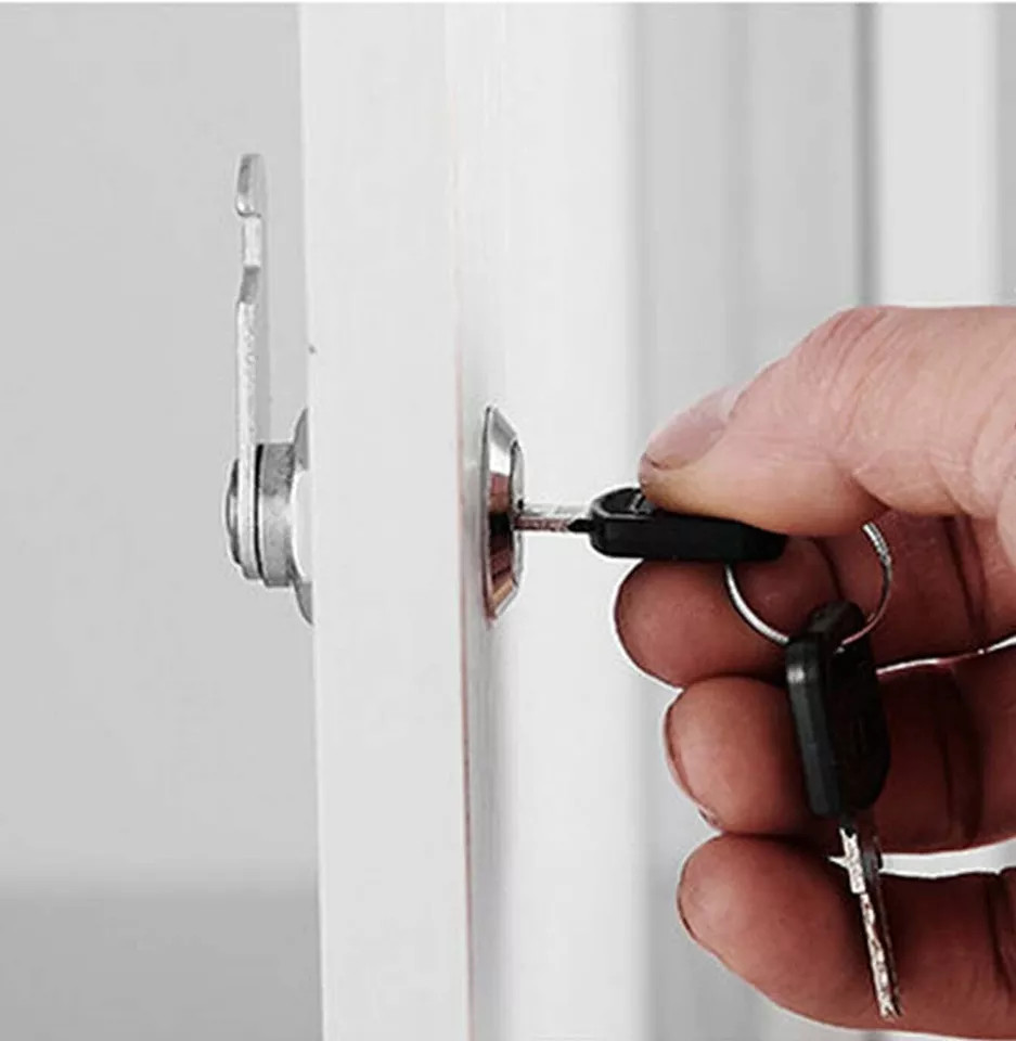 10 Packs Cabinet Locks Tubular Cam Lock for RV Camper Cabinet Toolbox Alike Key