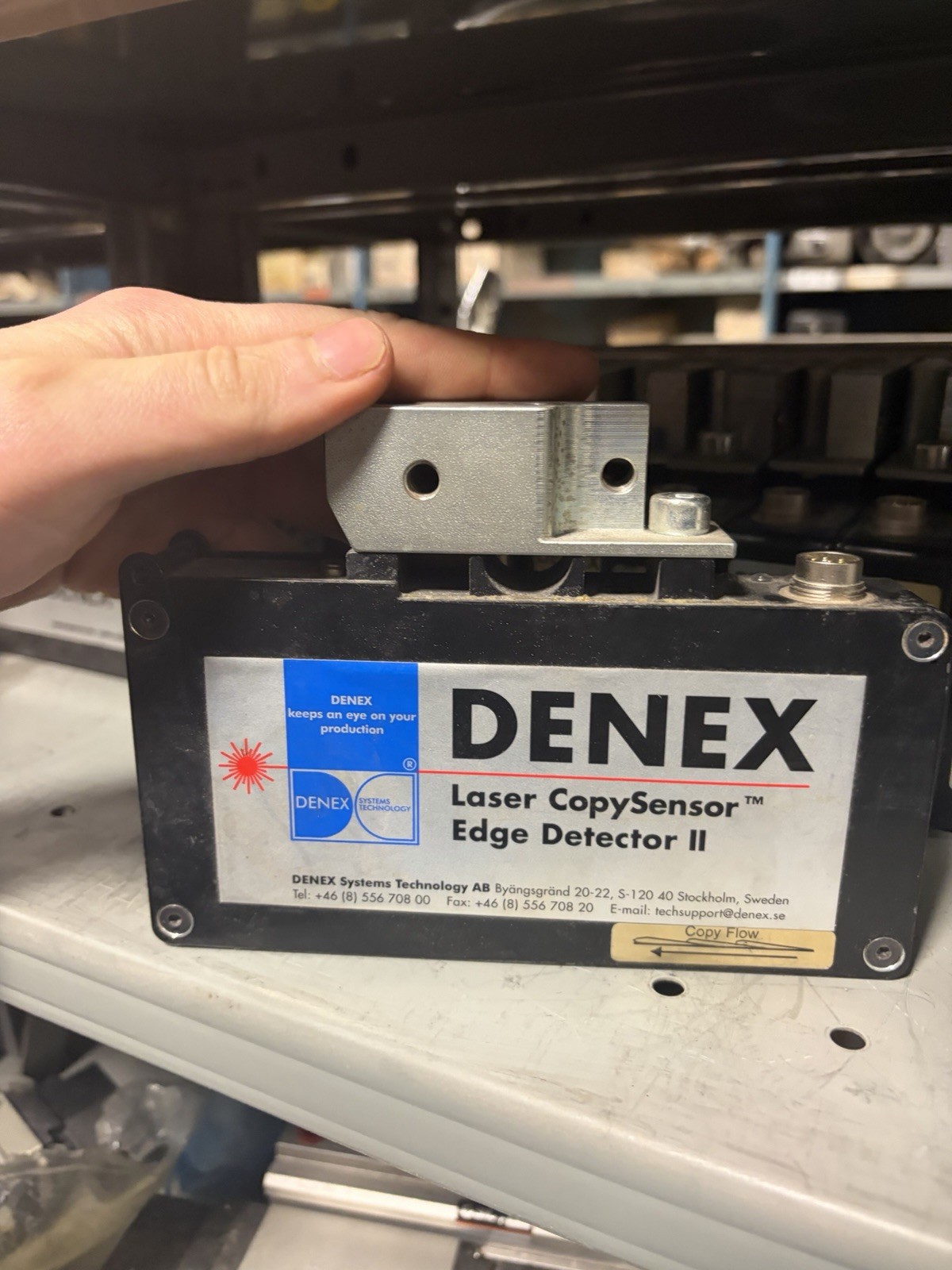 Denex Laser Copy Sensor Edge Detector II-WR 51E3000 USED