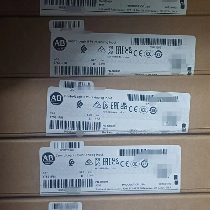 New Factory Sealed AB 1756-IF8I SER B ControlLogix 8 Point Analog Input Module