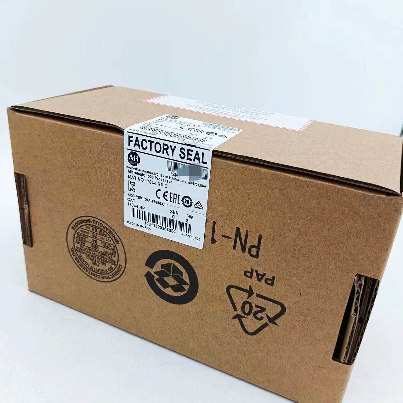 New Factory Sealed AB 1764-LRP SER C MicroLogix 1500 Processor Module 1764LRP