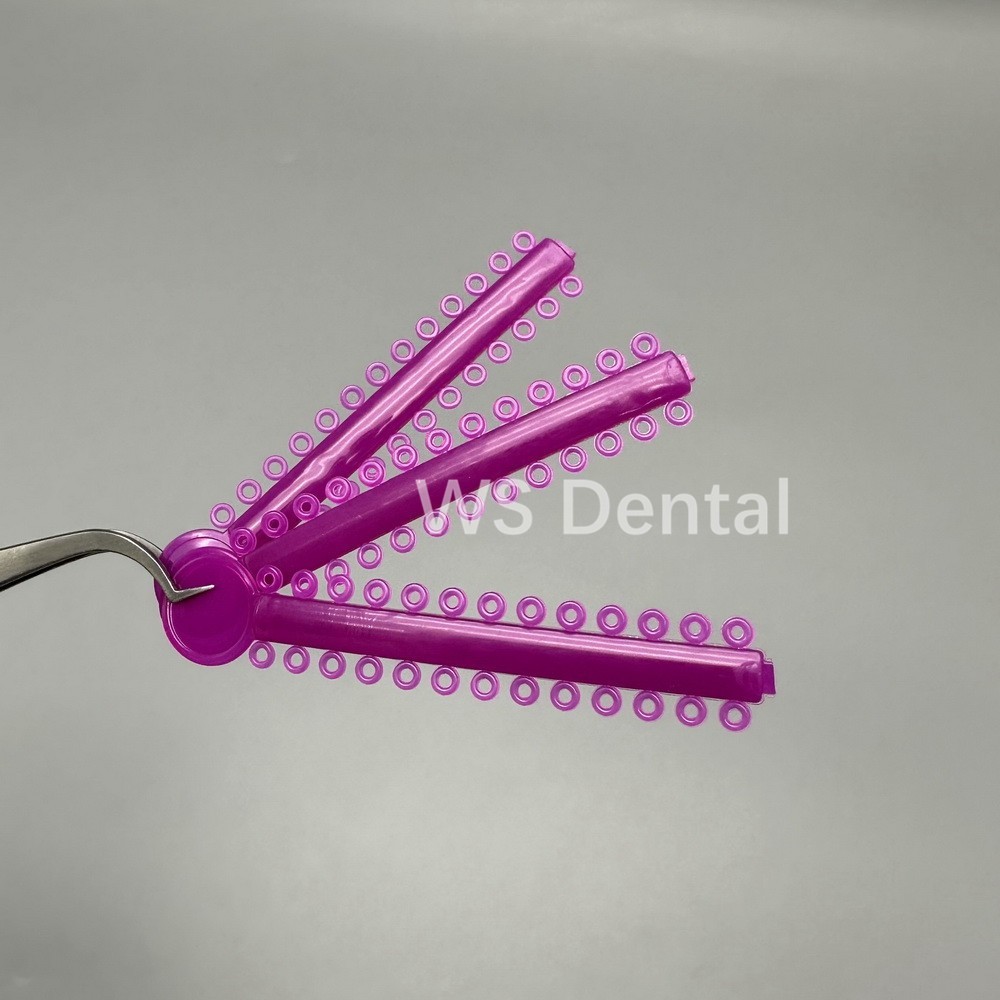1040pcs Dental Orthodontic Elastic Ligature Ties for Brackets Brace Rubber Bands