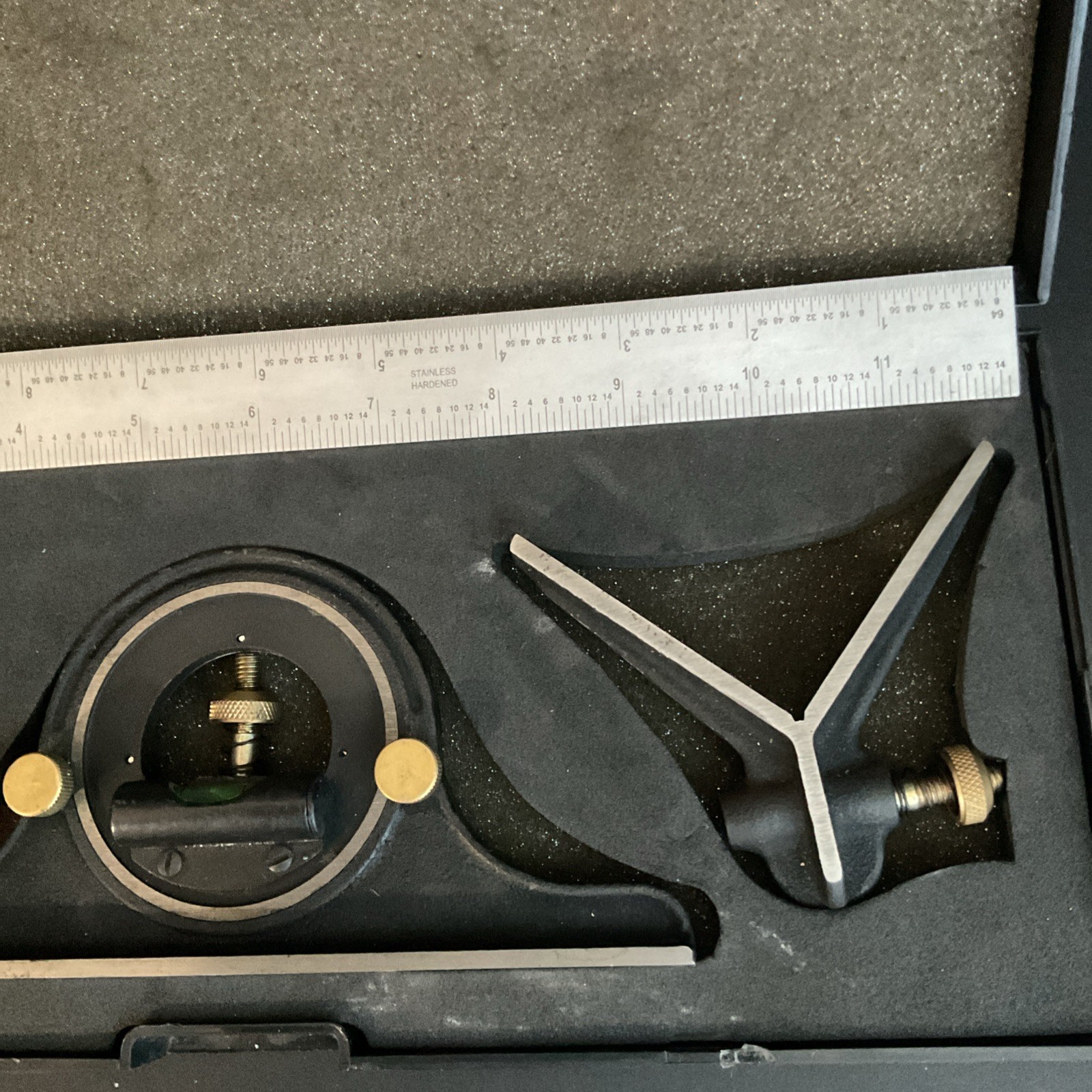 4 Pc 12” Combination Square Set 1516c