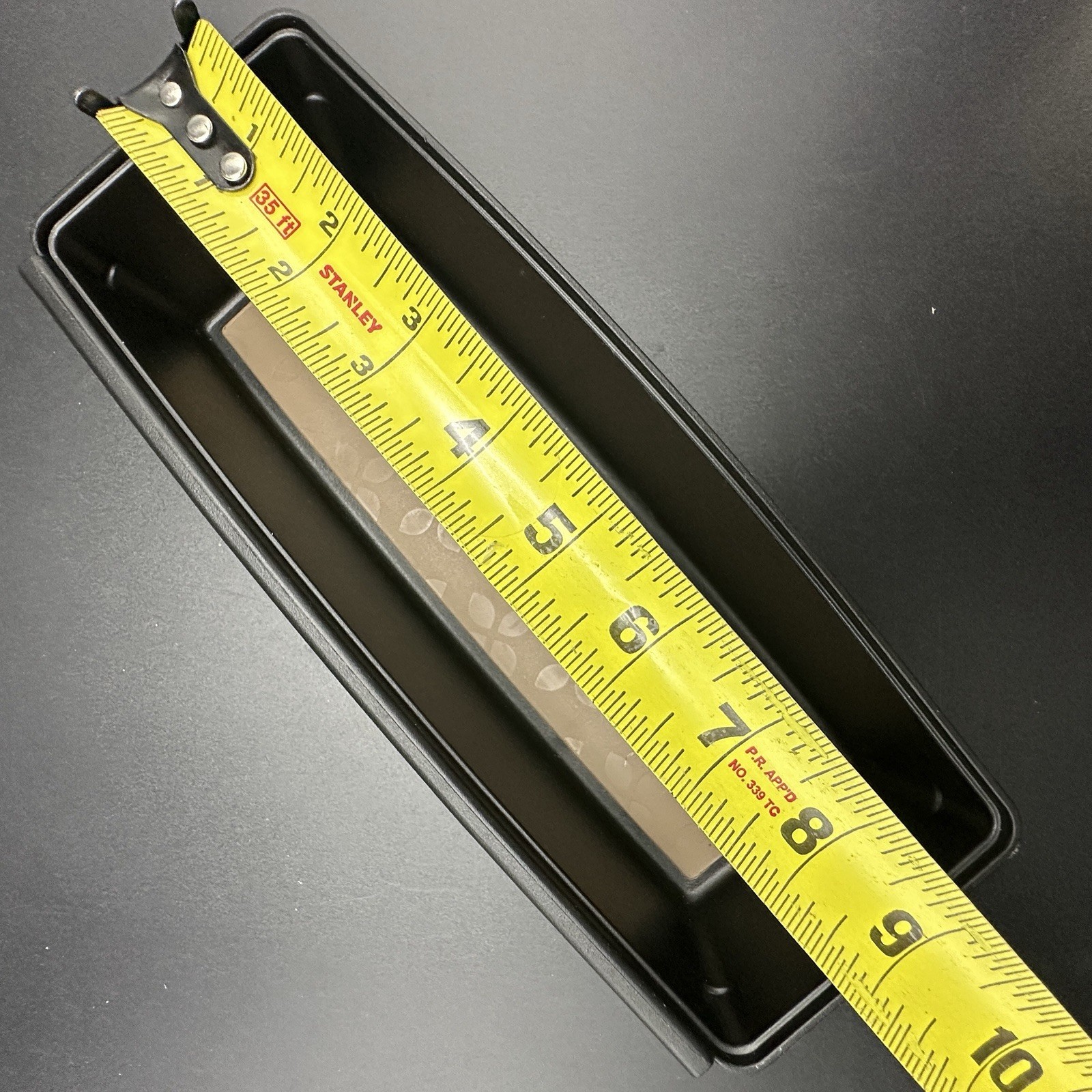 Vintage Rubbermaid Patent Pending Desk Organizer Tray Malaysia Matter Black 9,5”