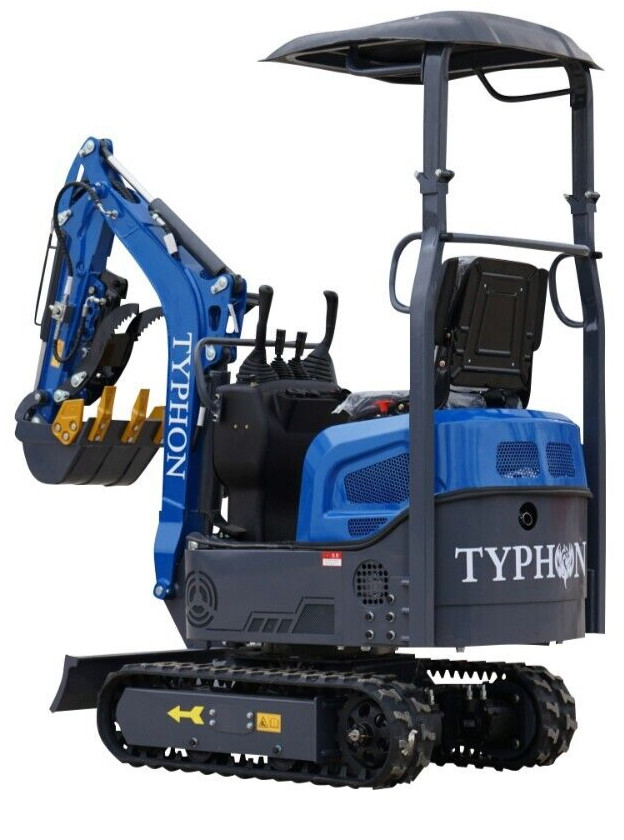TERROR XI Mini Excavator 1 Ton Digger 13.5hp Gas Tracked Crawler B&S EPA Engine