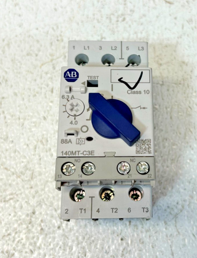 Allen-Bradley 140MT-C3E-B63 SER A Motor Protector 140MT-C-AFA11 SER A