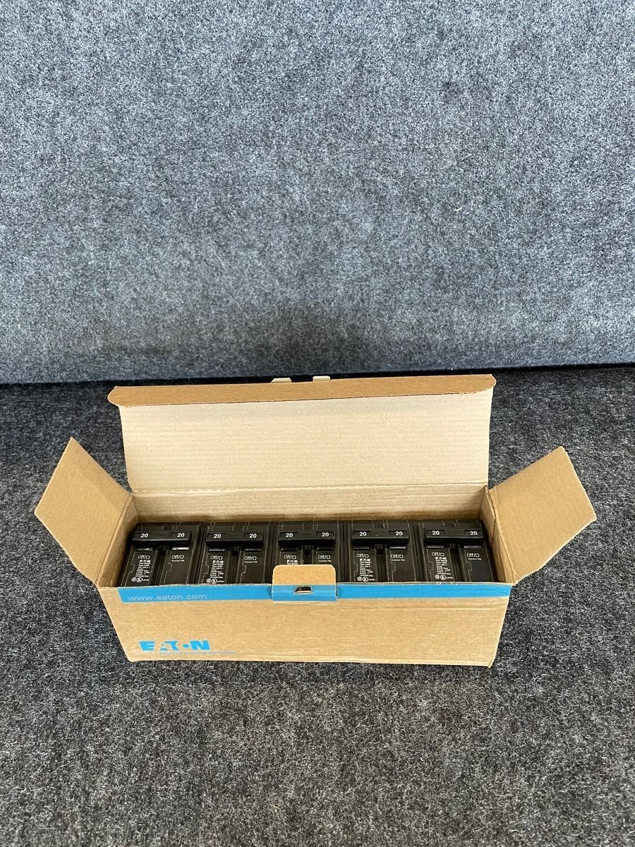 EATON BR220 BR Thermal Magnetic Circuit Breakers Qty 5
