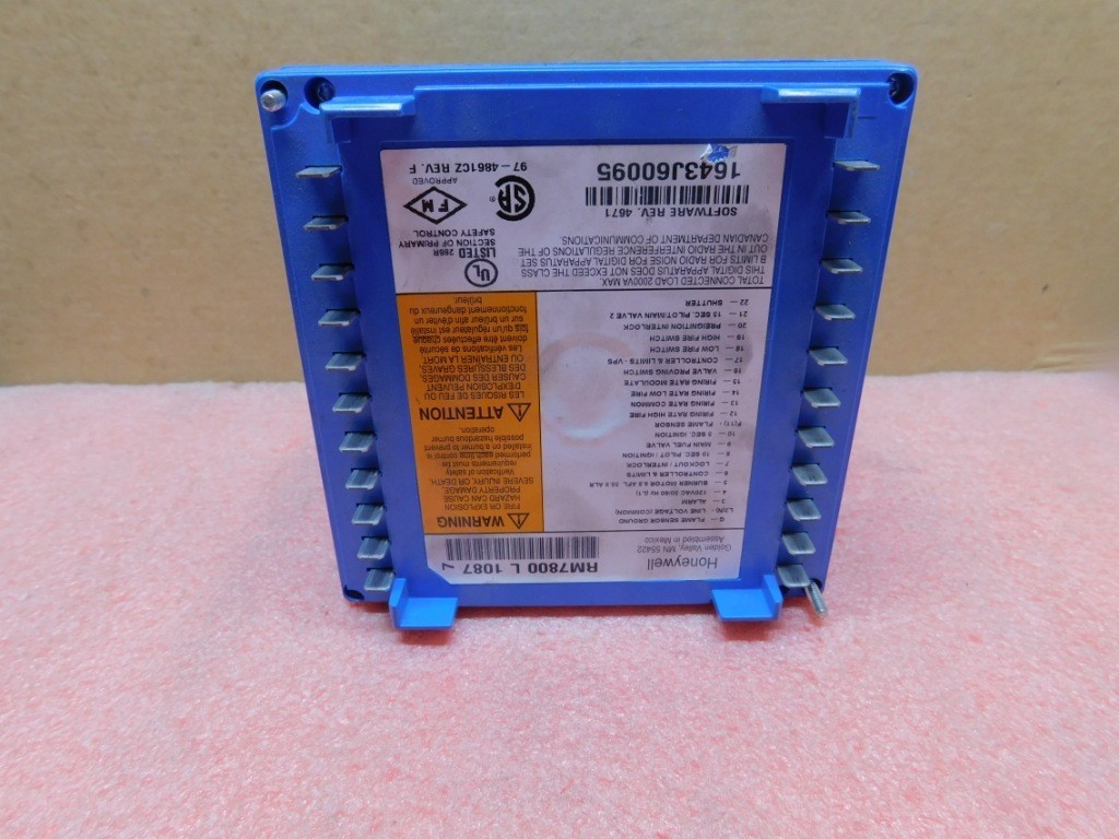 Honeywell RM7890 B 1014 — Burner Control Module