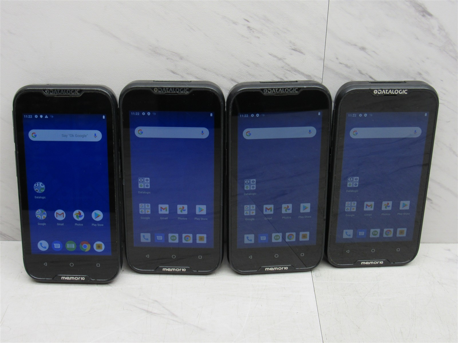 4 LOT Datalogic Memor 10 Mobile Computer 944350004 Android 10 + 9 with Battery