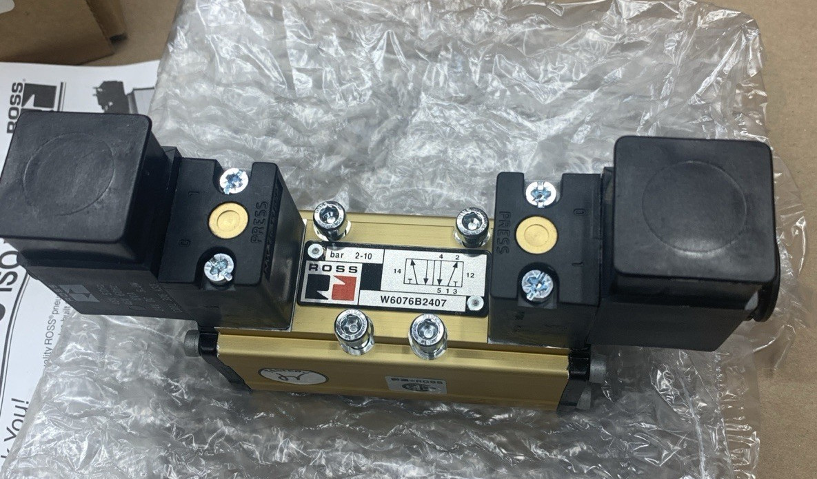 ROSS W6076B2407W SOLENOID VALVE 24 VDC