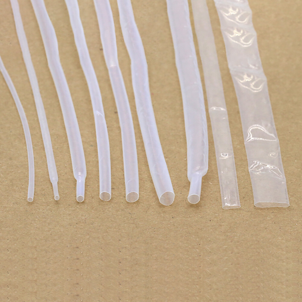 PTFE/F46 Clear Heat Shrink Tubing 1.7:1/1.3:1/4:1 Ratio Heat Shrink Ø 0.5mm-40mm