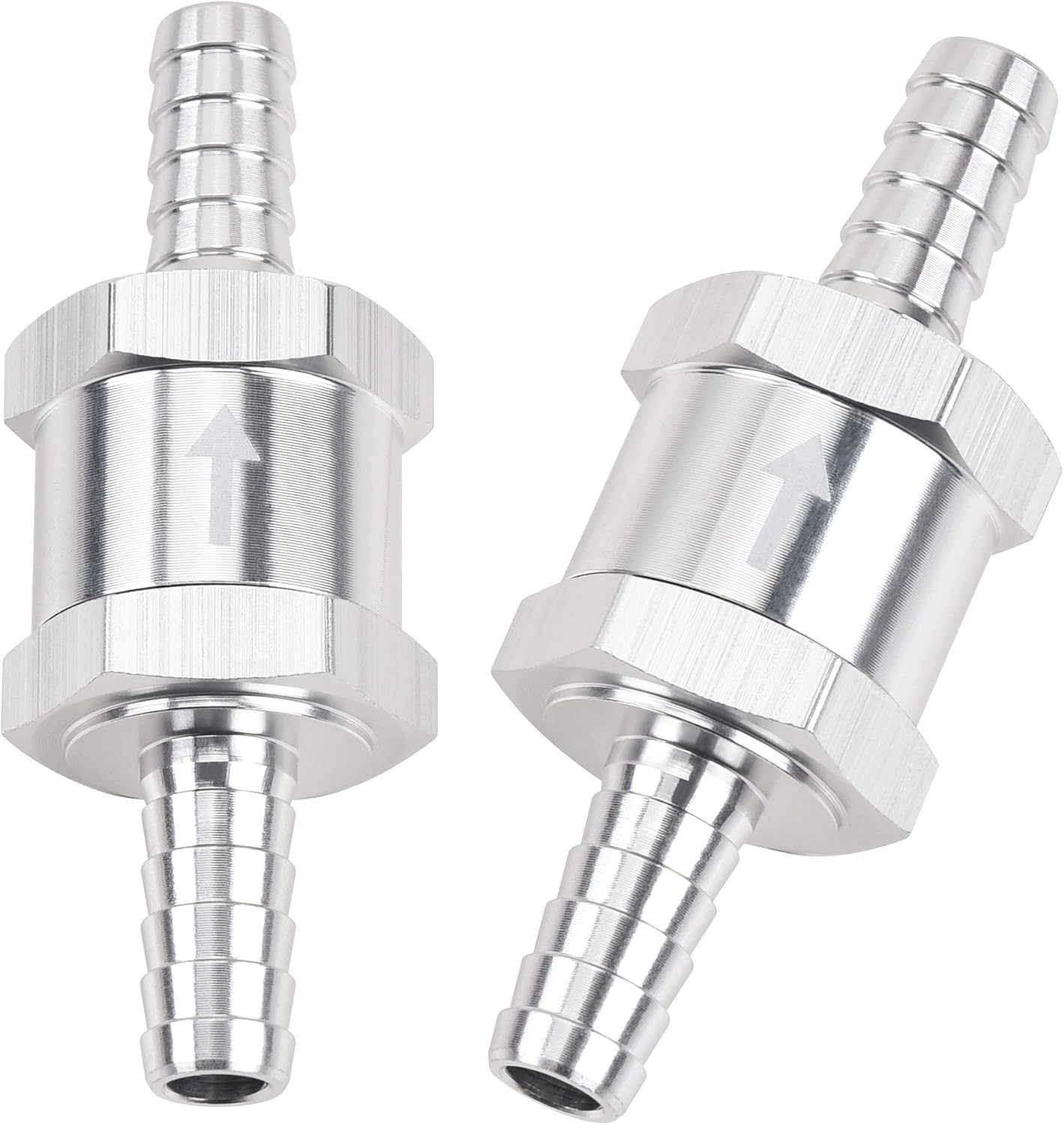 2x 6mm 1/4″ Fuel Line Non-Return One Way Air Fuel Oil Check Valve Diesel Gas