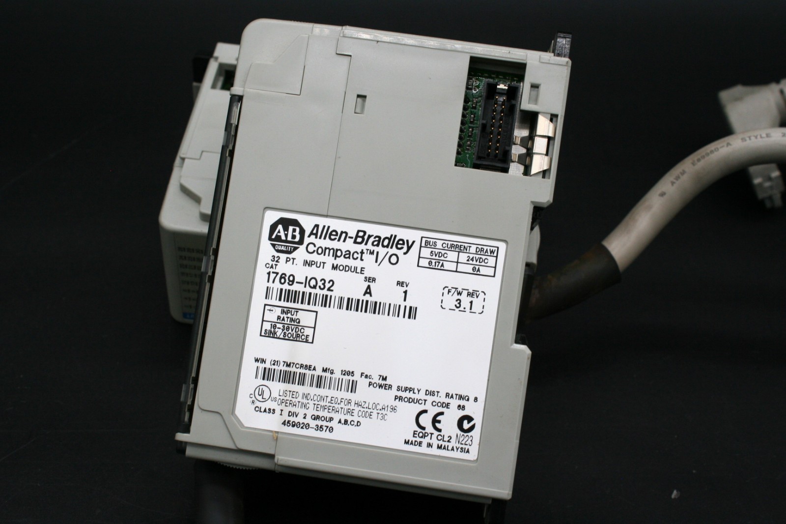 One (1) Allen-Bradley 1769-IQ32 SER A Compact I/O Input Module 24VDC Malaysia