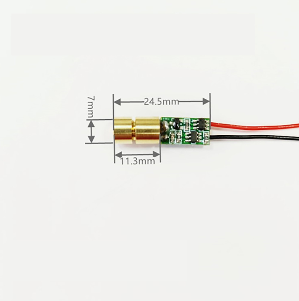3/6/9/12Pcs 515nm 520nm 5mw Mini Green Laser Light Green Laser Diode Dot Module