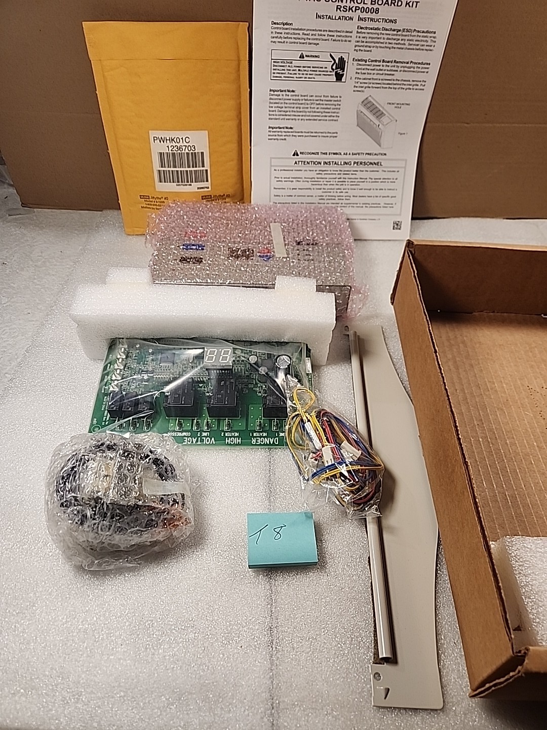 New RSKP0008 OEM Genuine Goodman/Amana Control Board Kit, Panel, Wiring