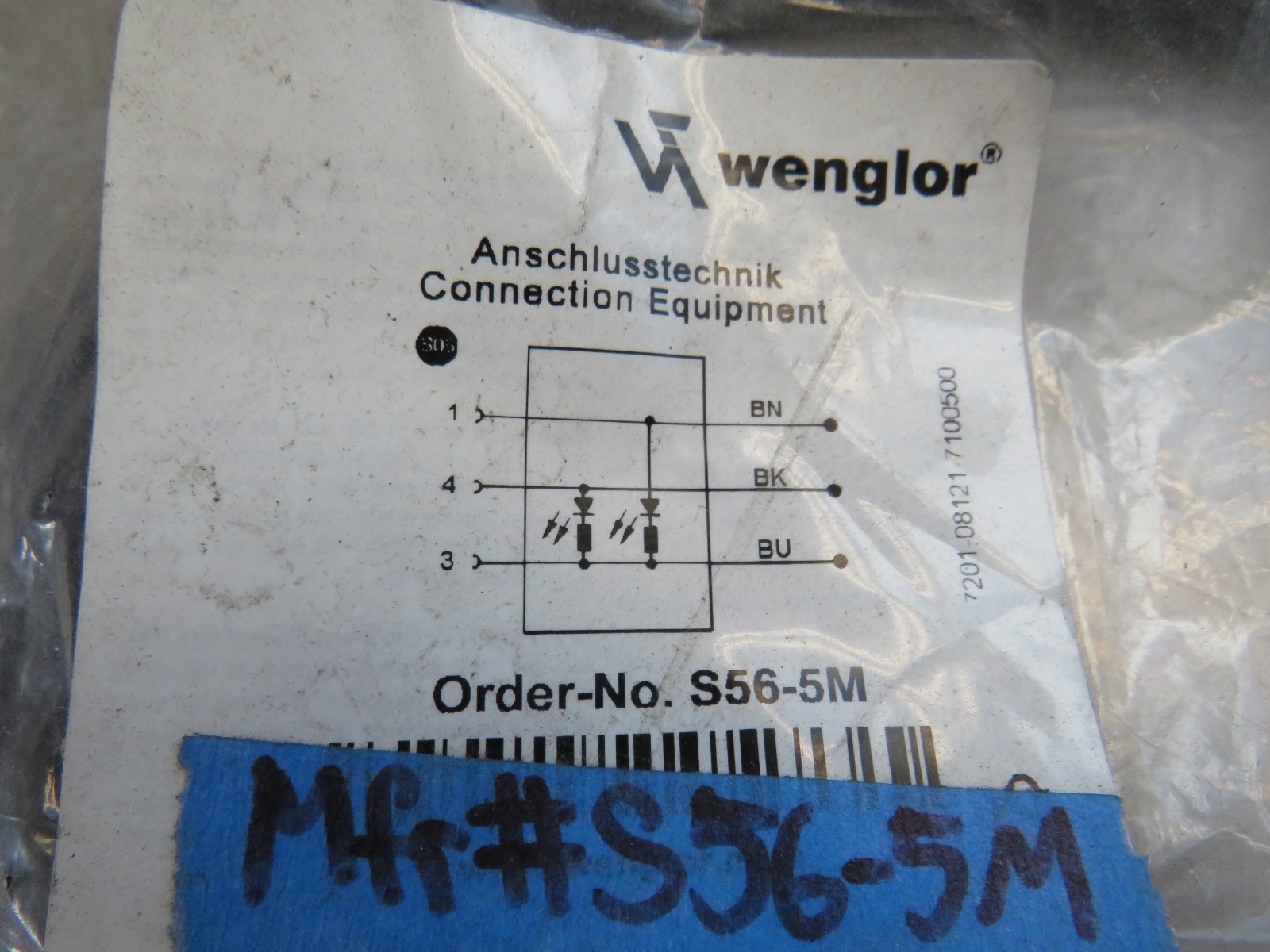 Wenglor S56-5M Cable
