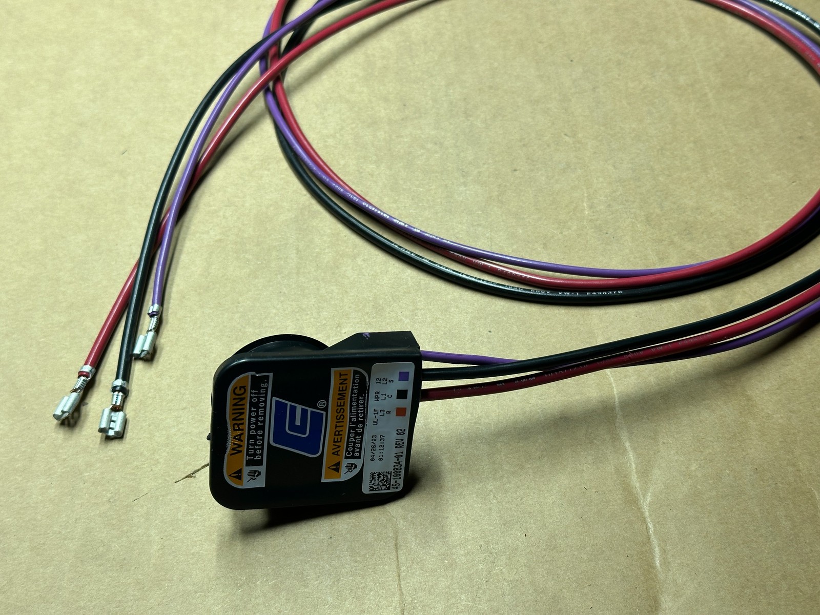 Copeland Compressor HVAC Rheem Molded Plug 3 Pin 12 AWG 60″ Wire Wiring Harness