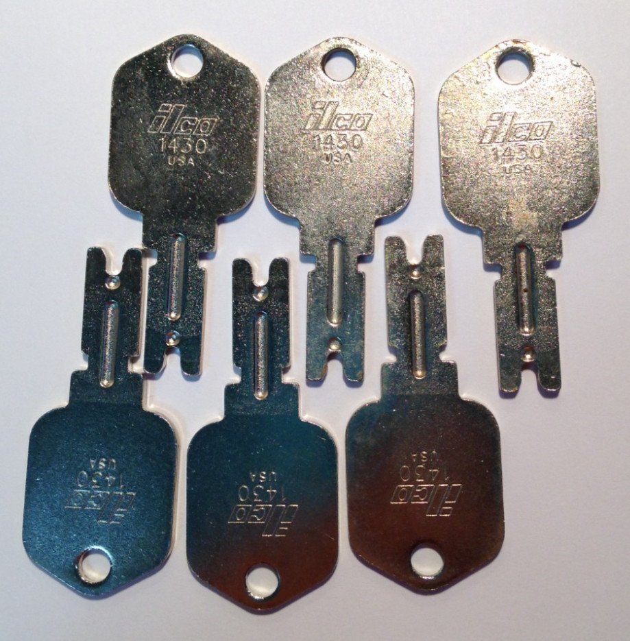 6 Forklift Ignition Keys For Gradall Gehl Hyster Komatsu Yale JLG Daewoo Hitachi