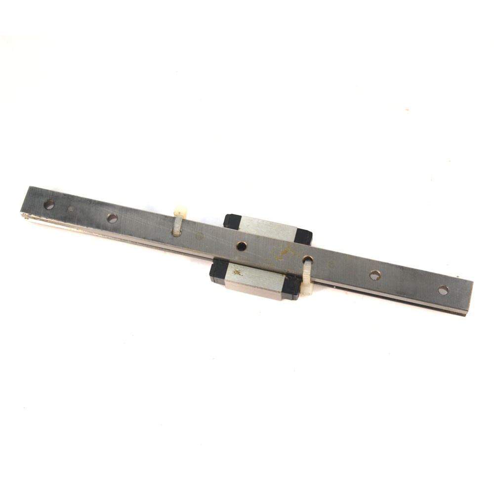 NSK LU12 Linear Motion Guide Bearing Block w/ 197mm NSK Guide Rail Way