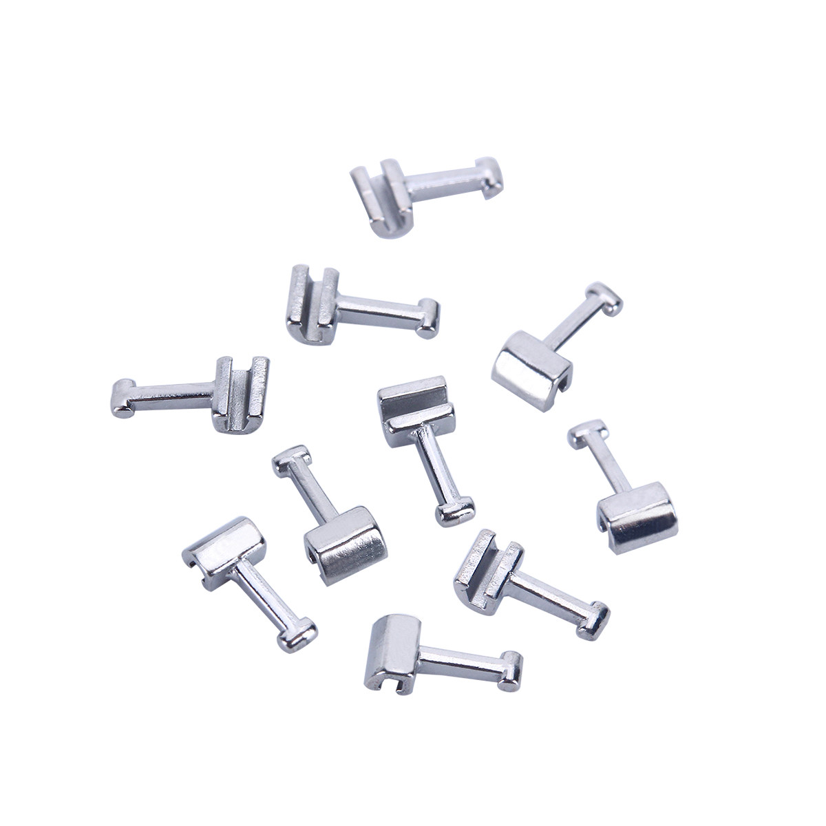 5x Dental Orthodontic Crimpable Hook Long type Elastic Lined 10 pcs/pack AZDENT
