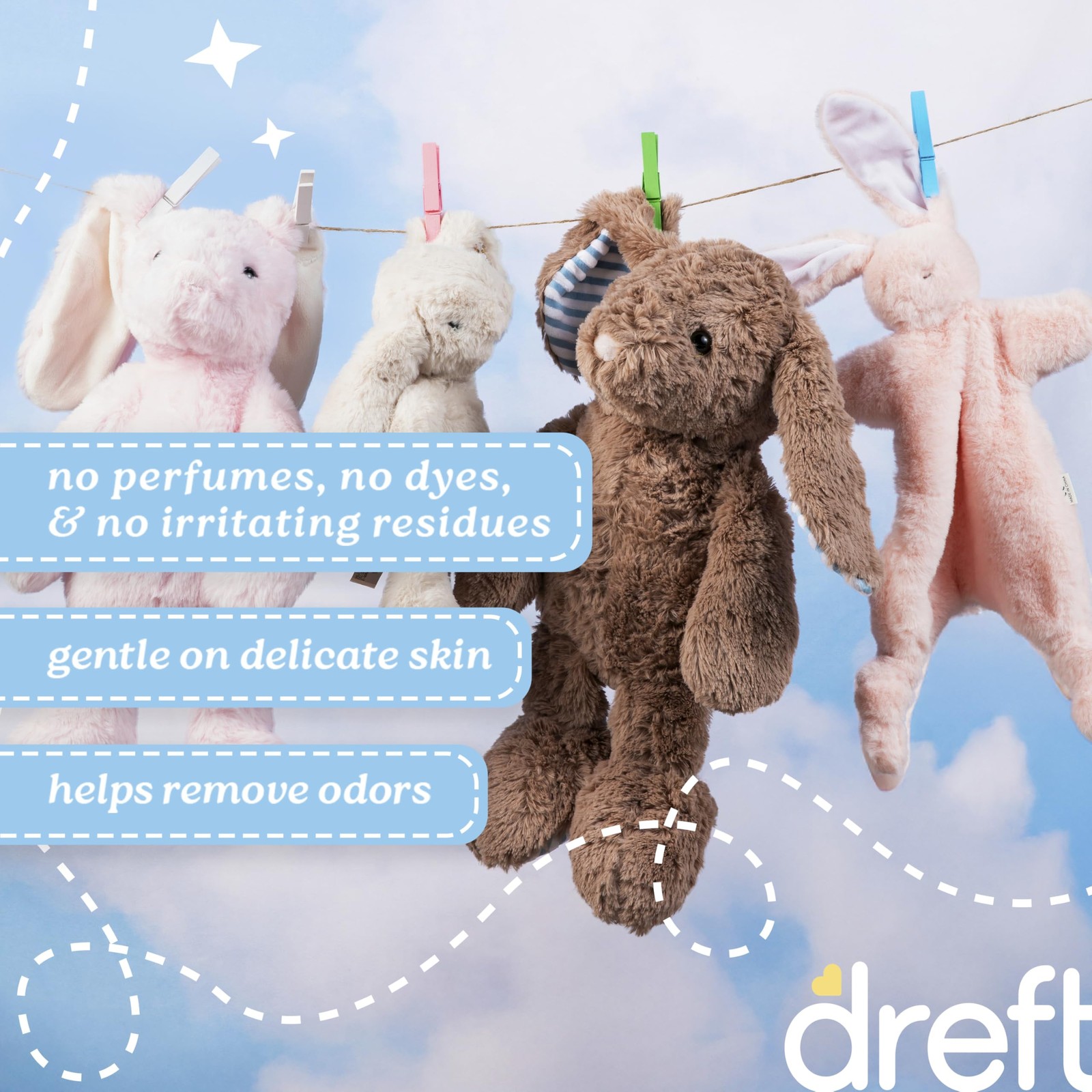 Dreft Family Liquid Laundry Detergent, Unscented Gentle 92 Fl Oz (Pack of 1)