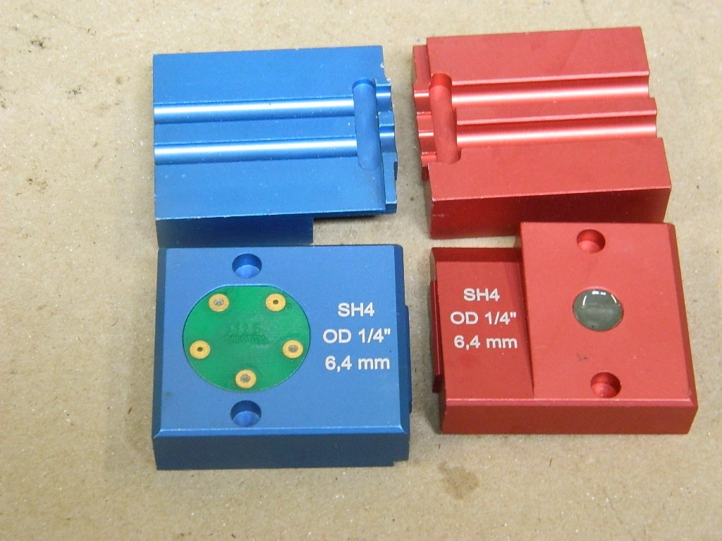 Sartorius 1/4″ OD SH4 6.4mm Tube Holder Set ( 4pcs in set as shown )