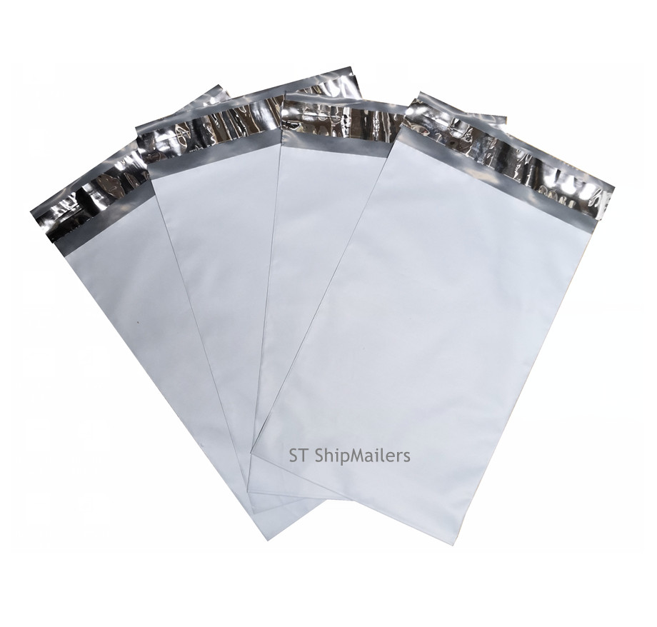 500 7.5X10.5 White Poly Mailer Self Sealing Shipping Envelopes Bags 2.0Mil