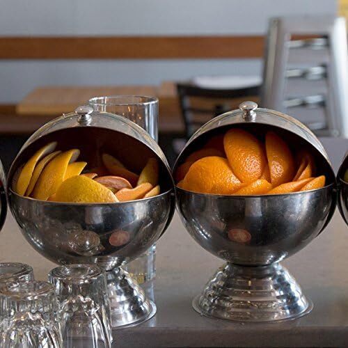 Winco 20 Ounce Sugar Bowl with Roll Top