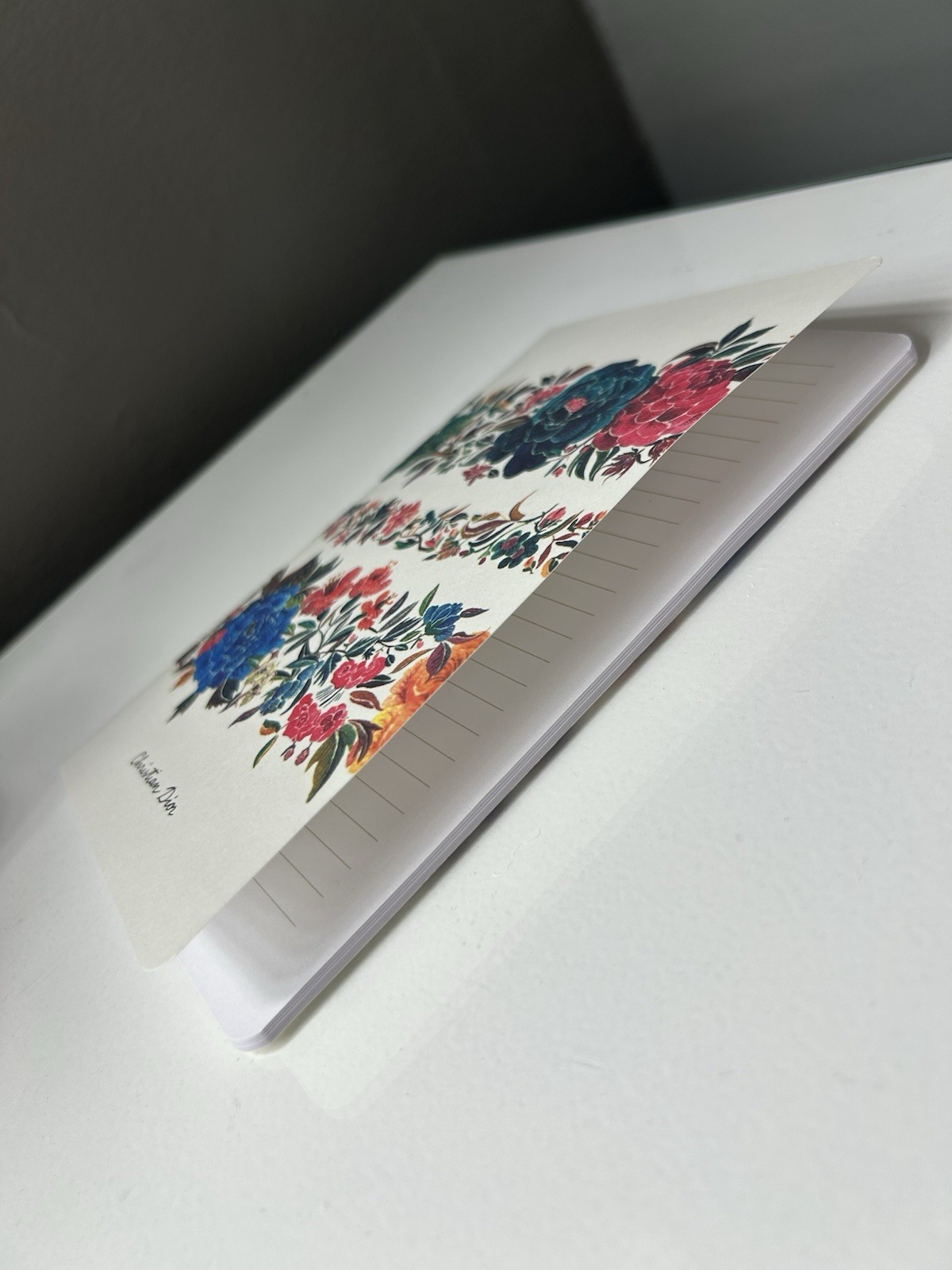 Christian Dior Brush & Bloom Floral Paperback Journal Notebook