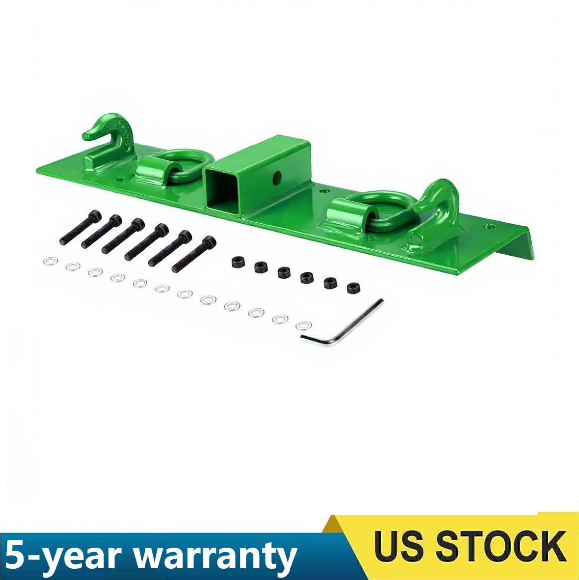 Bolt on Grab Hooks & D Rings & 2″ Receiver For John Deere 1025R Compact Tractor