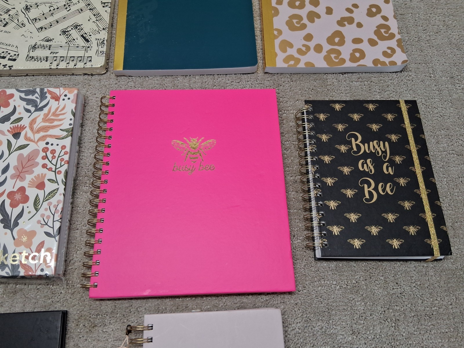 Notepads Lot Of 11 Busy Bee Sketch Pads Watercolor Pad Gratitude Journal
