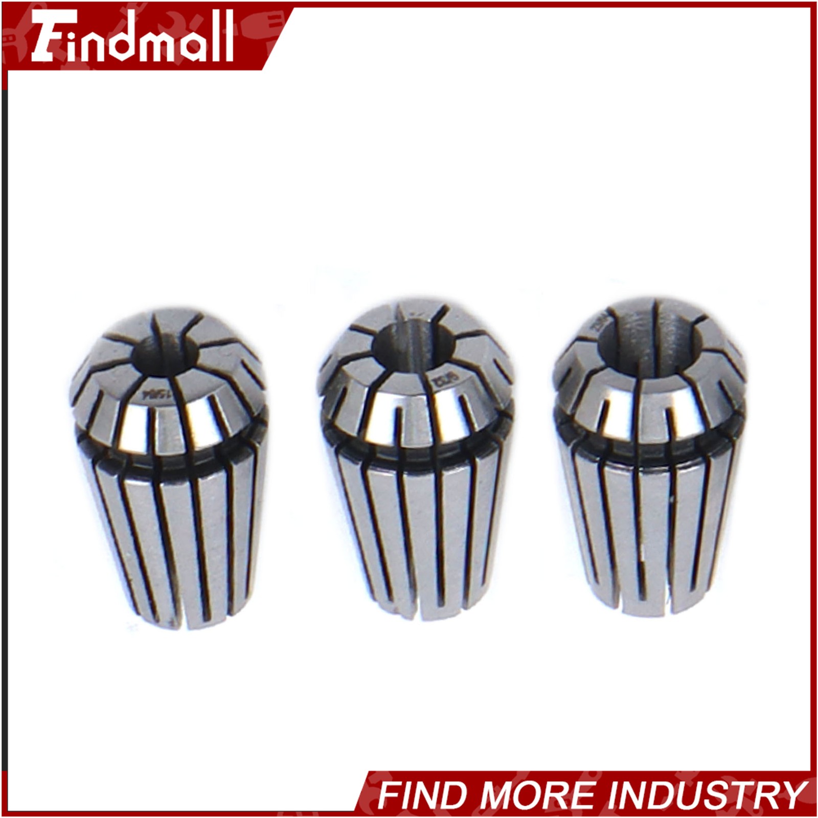 Findmall 19pcs ER16 Collet Set Complete Sizes including all 16th 32nds & 64th