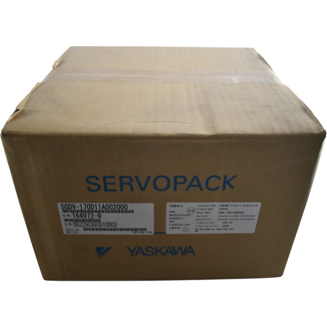 NEW Yaskawa SGDV-170D11A002000 Sigma 5 SERVOPACK AC Servo Drive 5kW 400V
