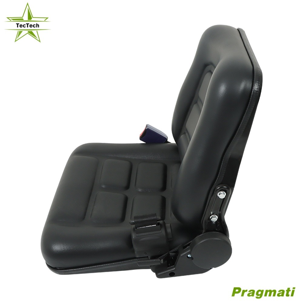 New Universal Adjustable Forklift Tractor Seat Suspension Seat With Safety Belt