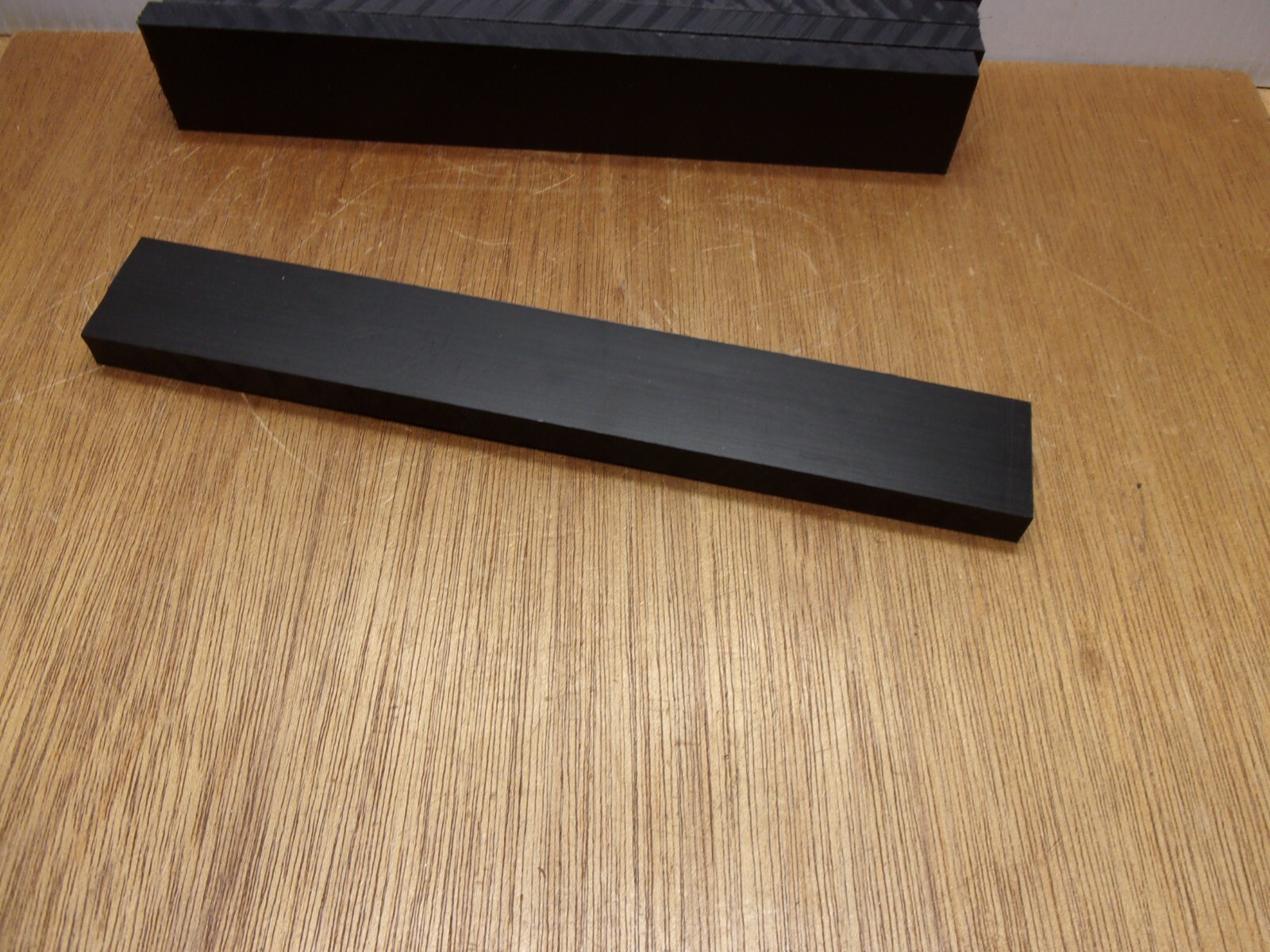 1-1/2″ X 1/2″ X 10″ UHMW PE Tivar Black Flat Bar Plate Stock FDA Compliant