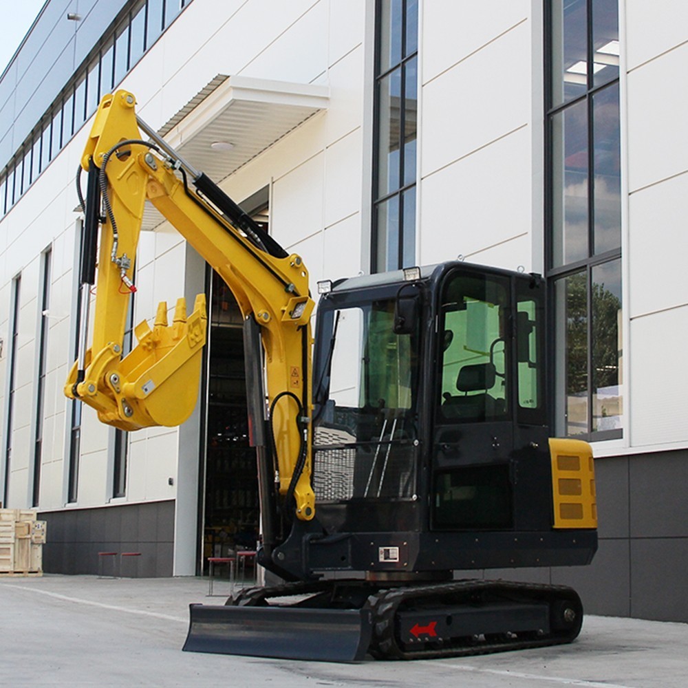 3.5 Ton Kubota 25HP Diesel Mini Excavator, Side Swing Boom Mini Digger EPA