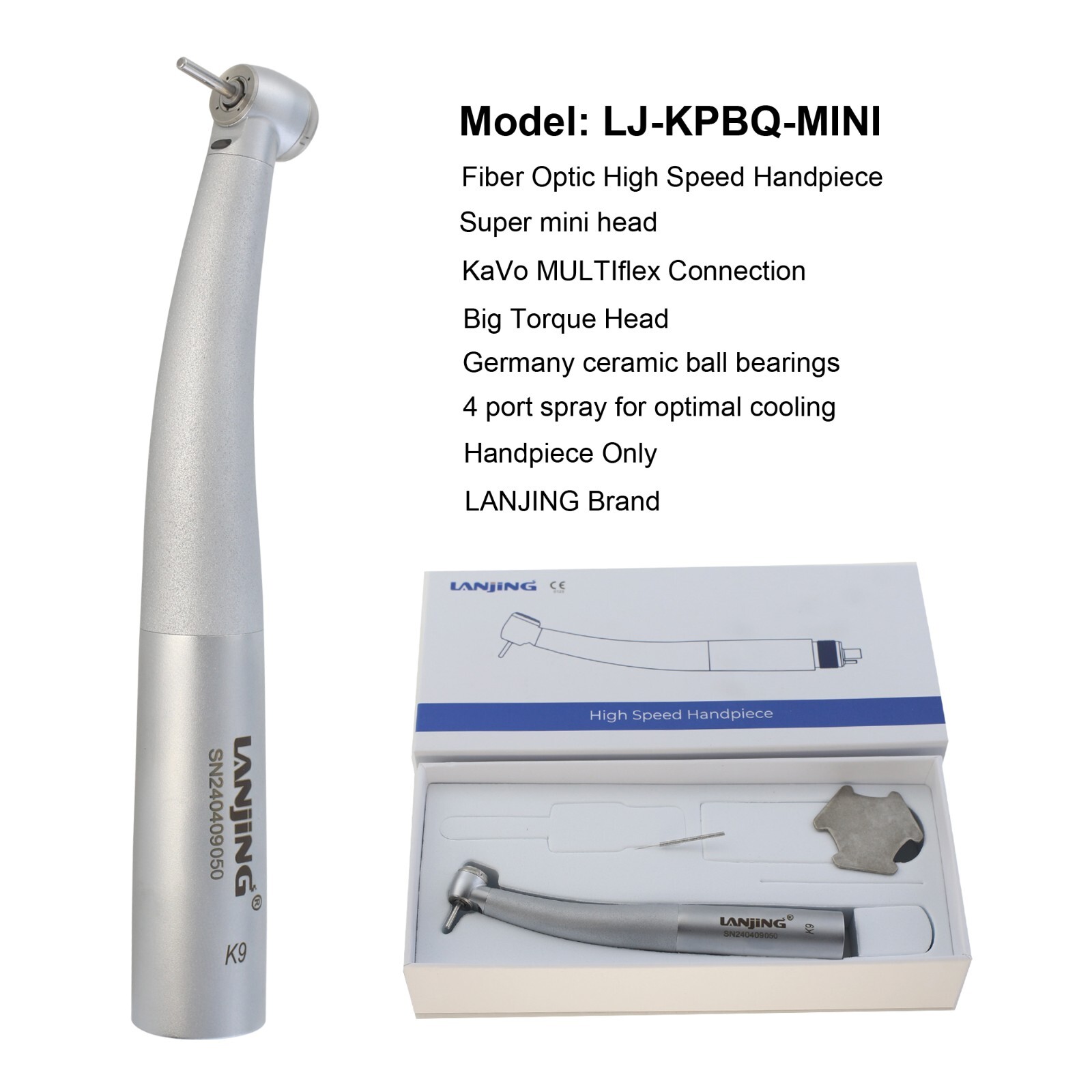 COXO Dental Handpiece Fiber Optic High Speed Turbine For KaVo MULTIflex Coupler