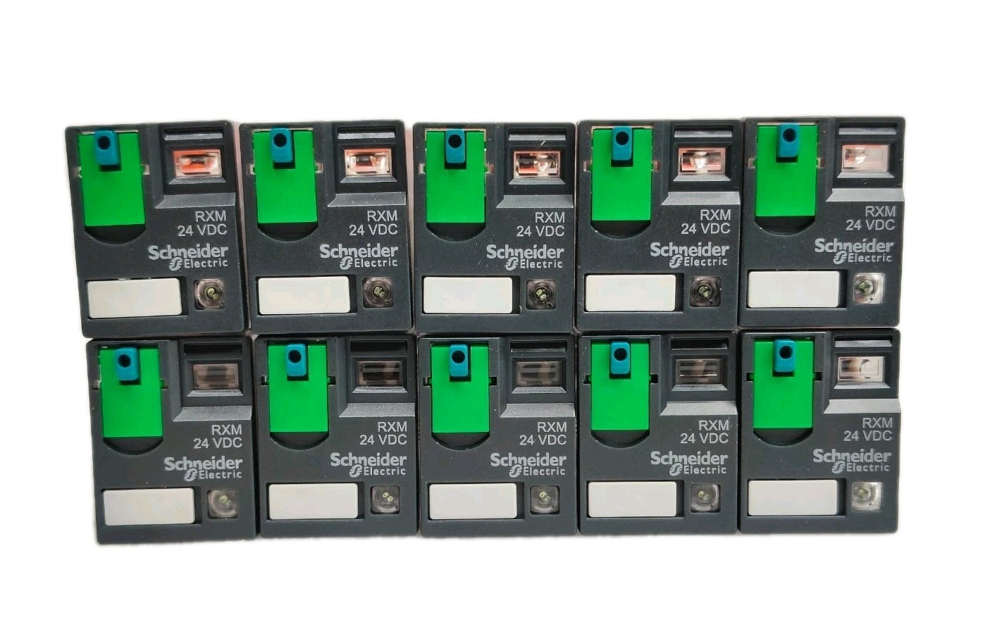 NEW SCHNEIDER RXM4GB2BD RELAY +LTB+LED 24VDC 14PIN PACK OF 10 PCS FAST SHIPPING