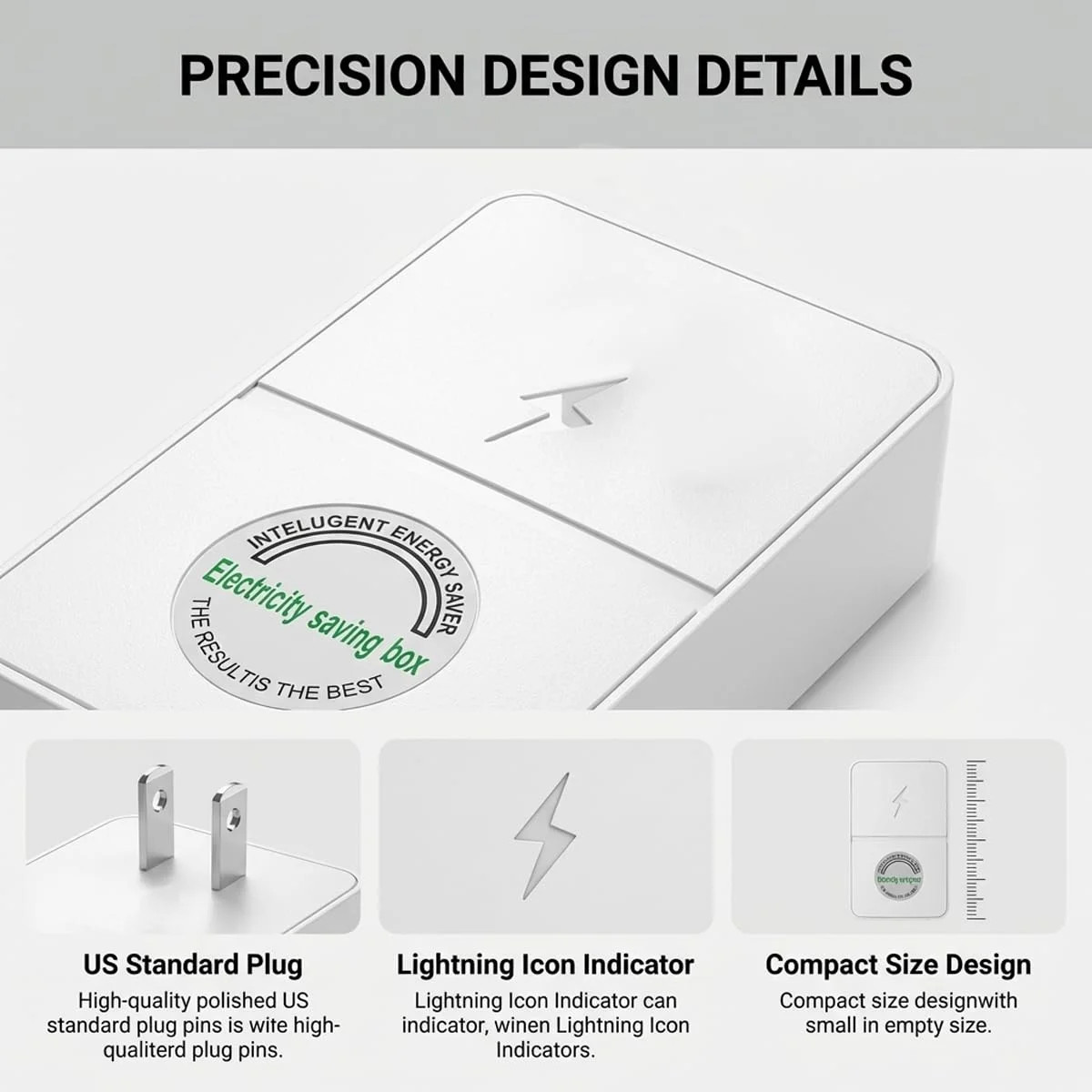 Smartplug Device 4 Pack 90V-250V 30KW Stopwatt Plug-in Home Office 30KW