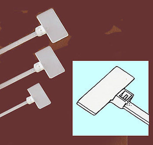 800 8.3″ 18 Lbs Natural Overhead Marker Wire Cable Zip Ties Secure Fastening