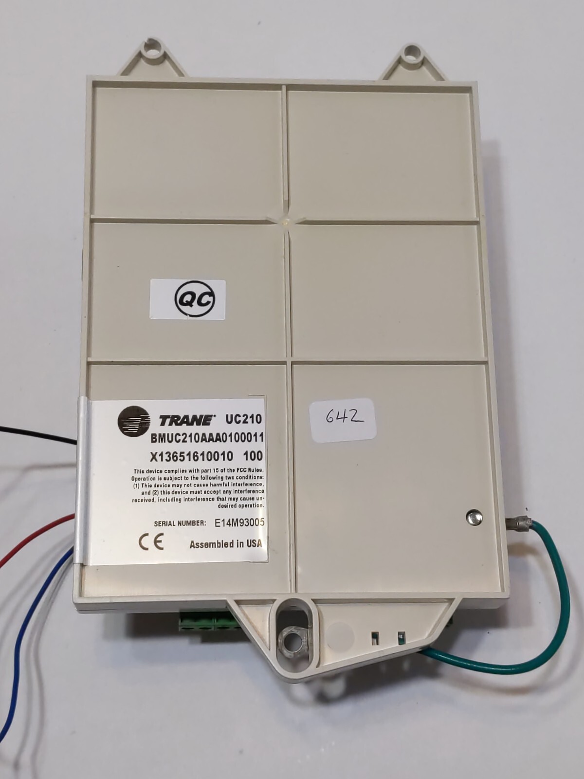 Trane UC210 X13651610010 VAV Controller, BMUC210AAA0100011-Returns Accepted