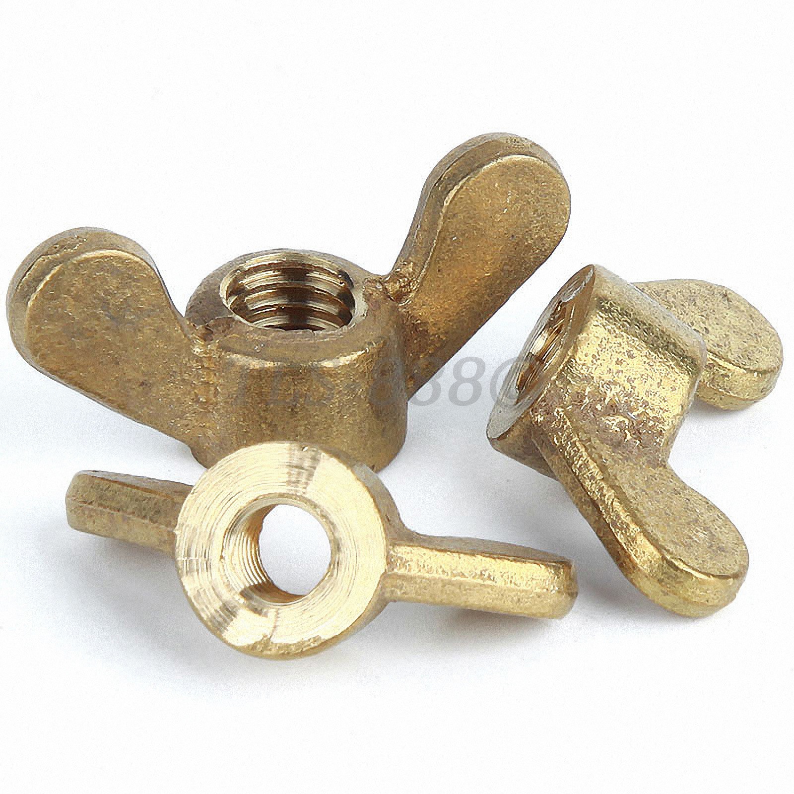M3 M4 M5 M6 M8 M10 M12 M14 M16 Solid Brass Wing Nuts Butterfly Nut
