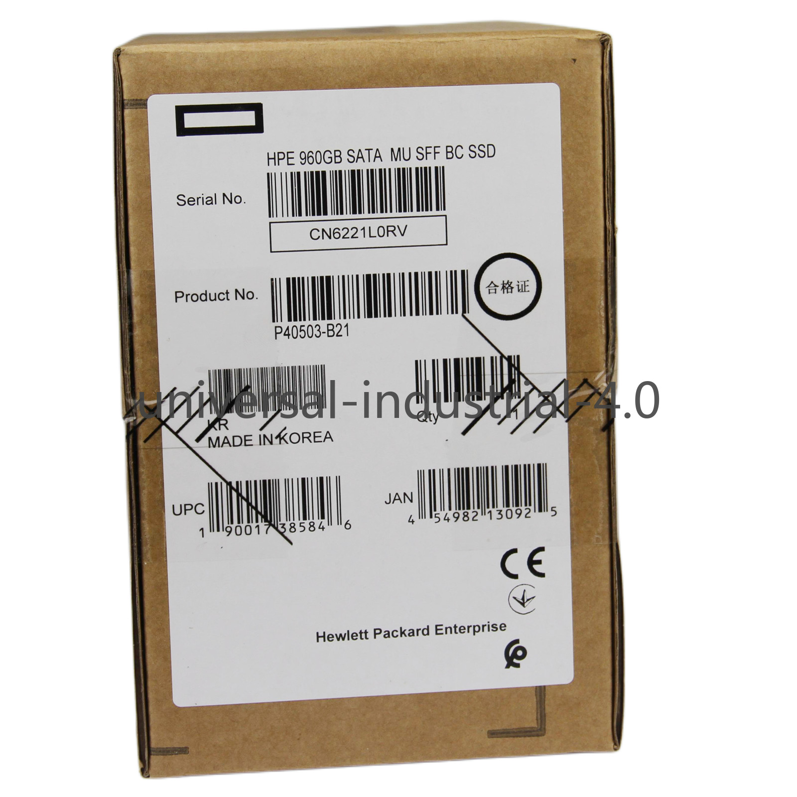 P41528-001 P40503-B21 HPE 960GB SATA 6G 2.5 SSD Gen10 Plus V2 Solid State Drive
