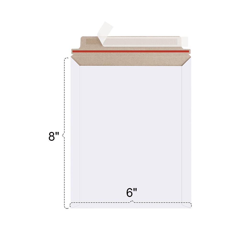 100-1000 300gsm Flat Photo Mailers Document Envelopes Cardboard Self Seal Mailer