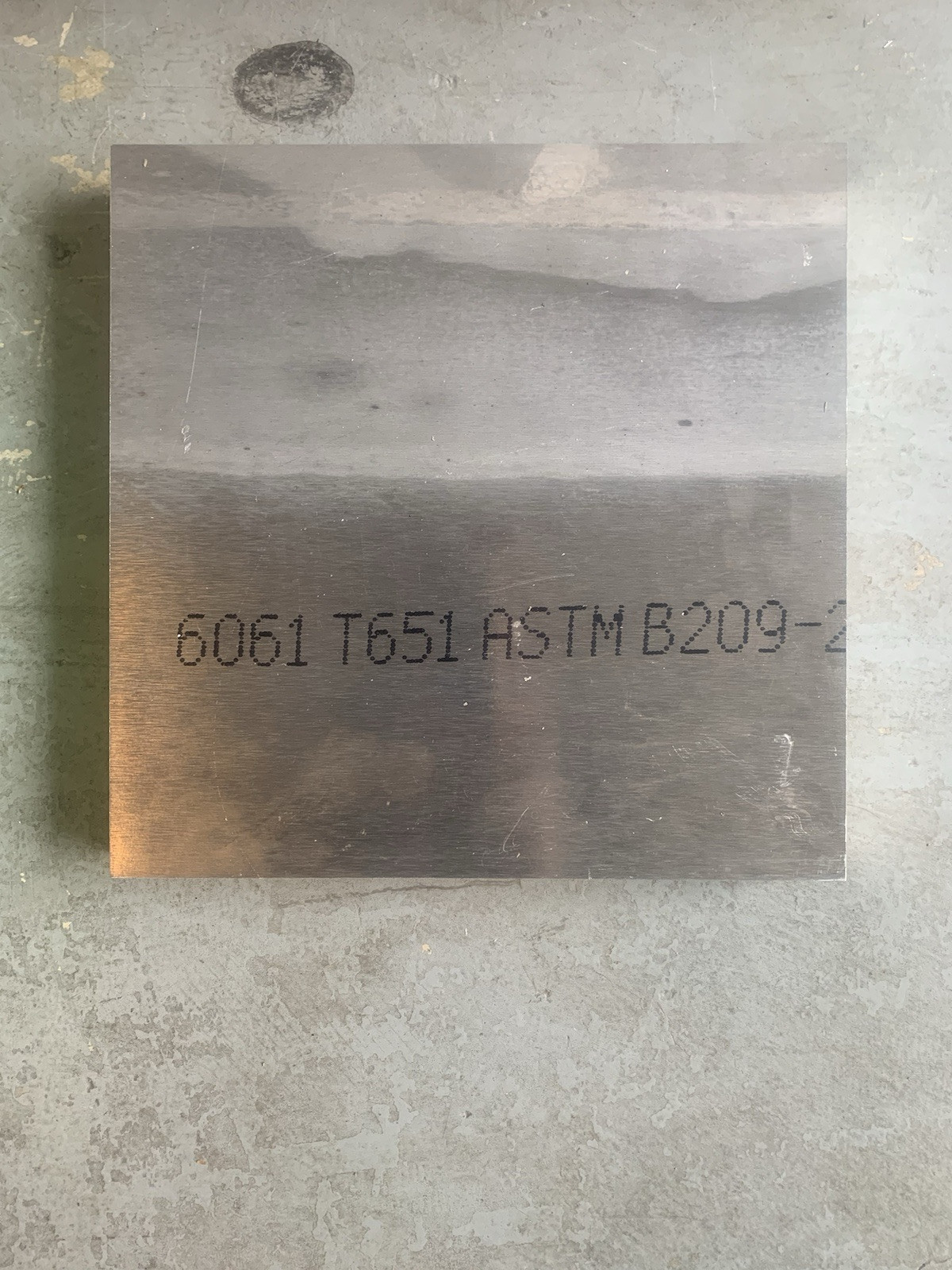 New, Kaiser 6061 Aluminum Plate 12x12x1”