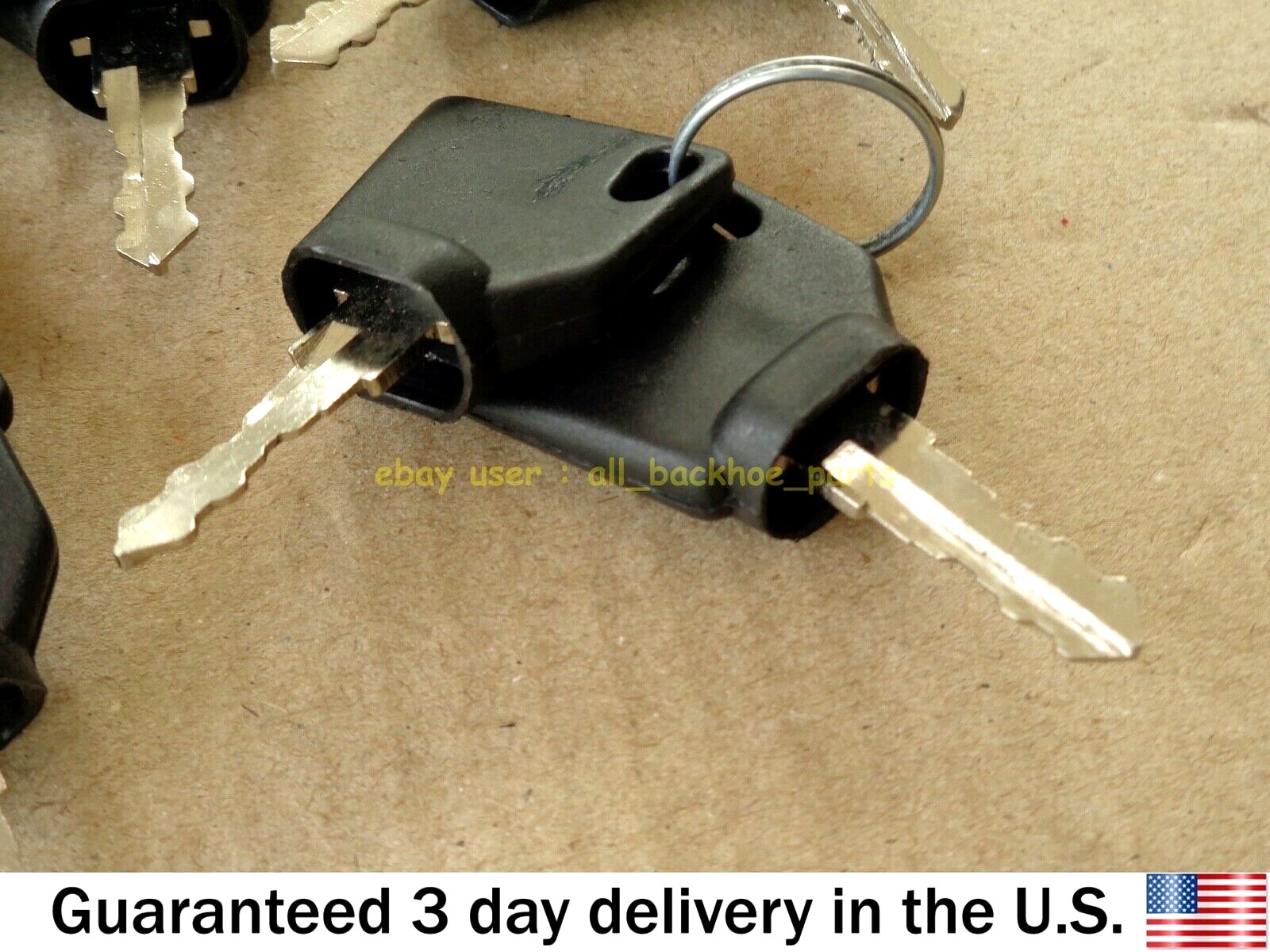 JCB BACKHOE TELEHANDLER FORKLIFT – IGNITION KEYS, 10 PCS. (PART NO. 701/45501)