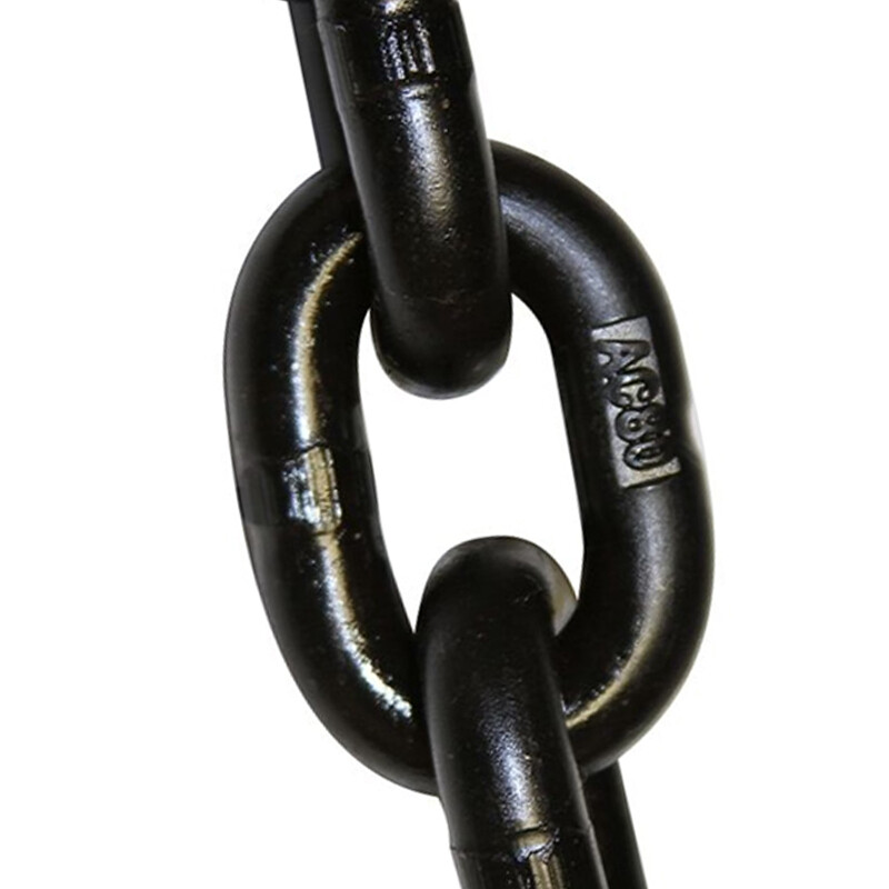 3/8″ Grade 80 Alloy Lifting Chain Bulk 20 FT Piece 7,100 lbs Rated
