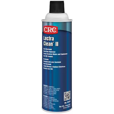 Crc 02120 Lectra Clean Ii Non-Chlorinated Degreaser, 15 Oz, Aerosol Spray Can,