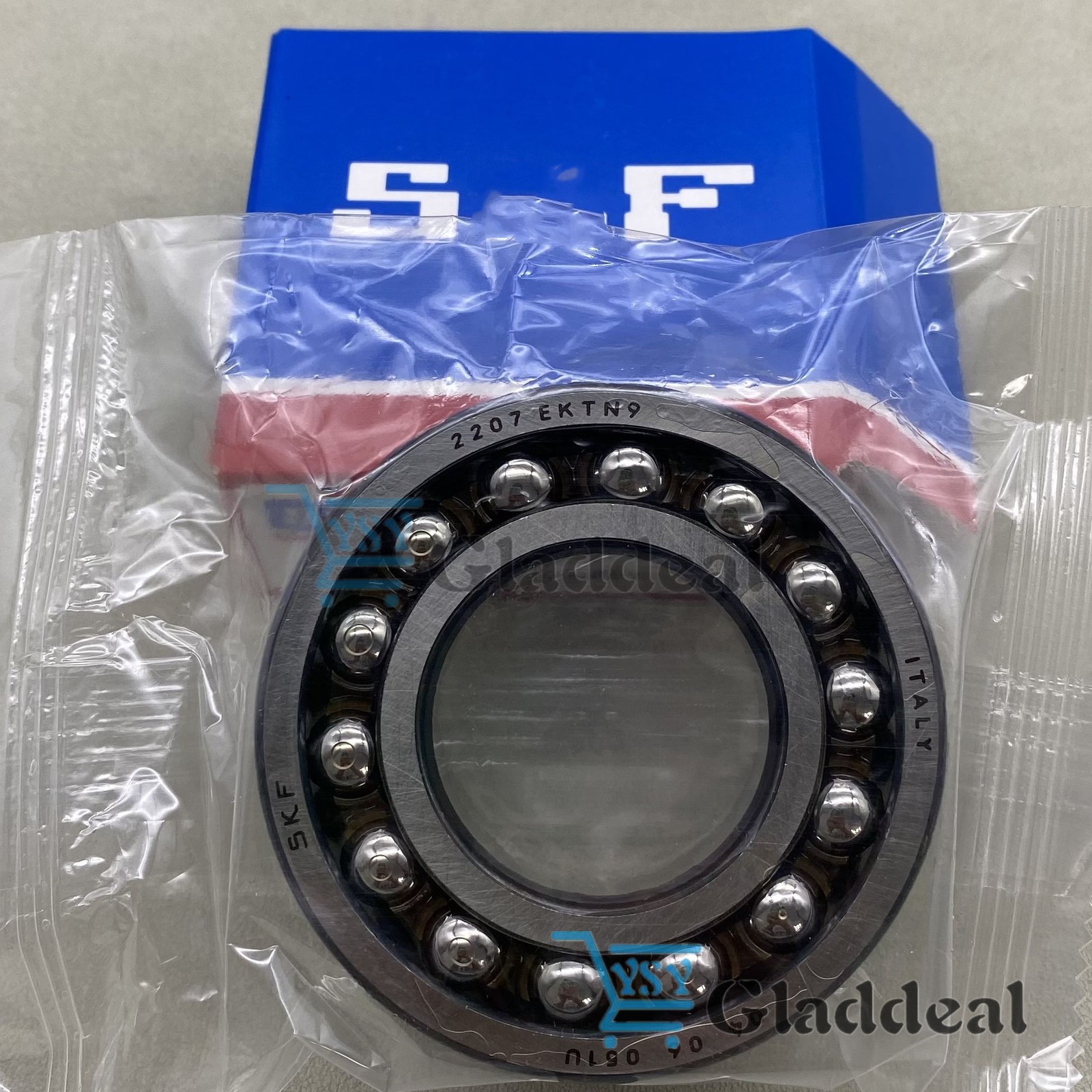 New For SKF 2207 EKTN9 SELF ALIGNING DOUBLE ROW BALL BEARING 35x72x23mm US